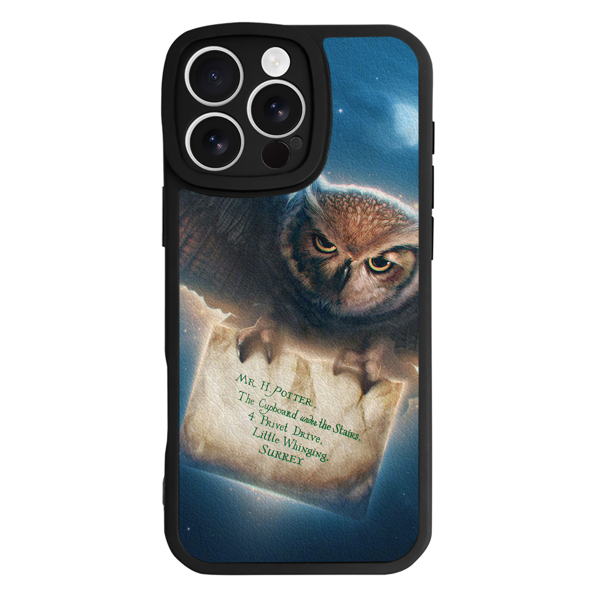 （画像用） Harry Potter ハリー・ポッターシリーズ 【iPhone 16シリーズ対応】シリコンスマホケース（レザー調） 材質：シリコン
